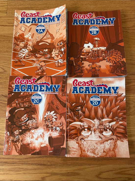 Other - Beast Academy level 2 Math Practice Books Set